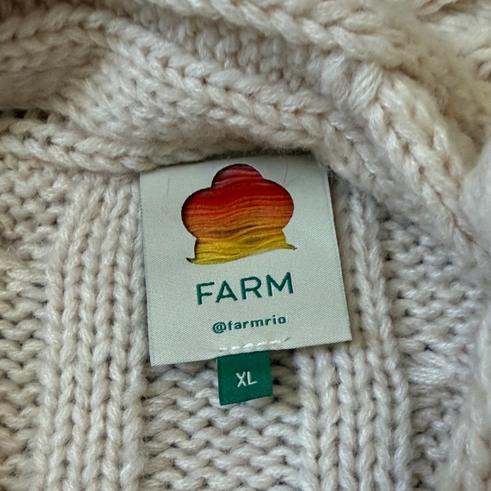 Farm Rio Braided Cardigan Sweater - Picture 2 of 5